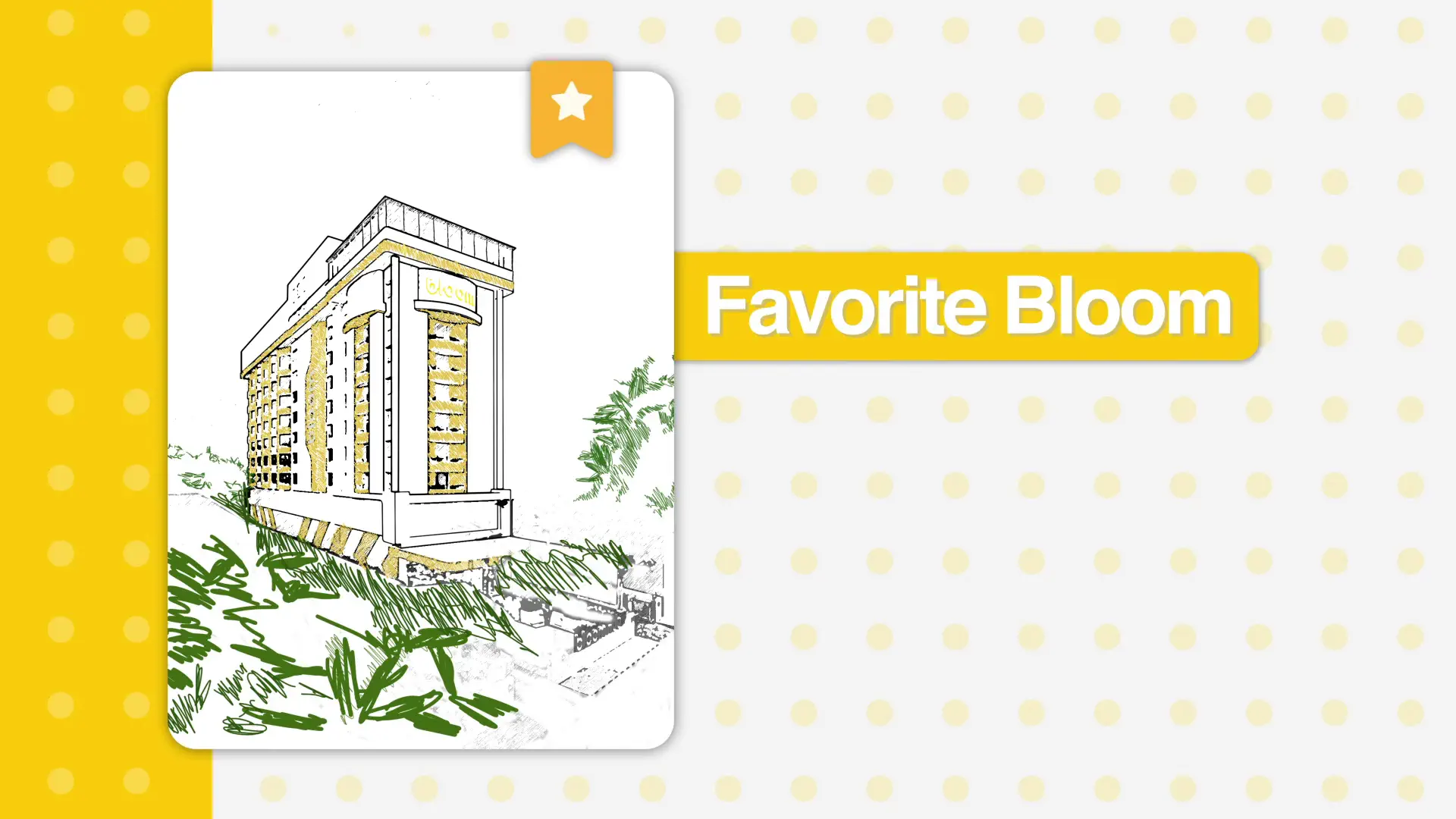 Bloom Hotels Motion Graphic Video - Motion Detail