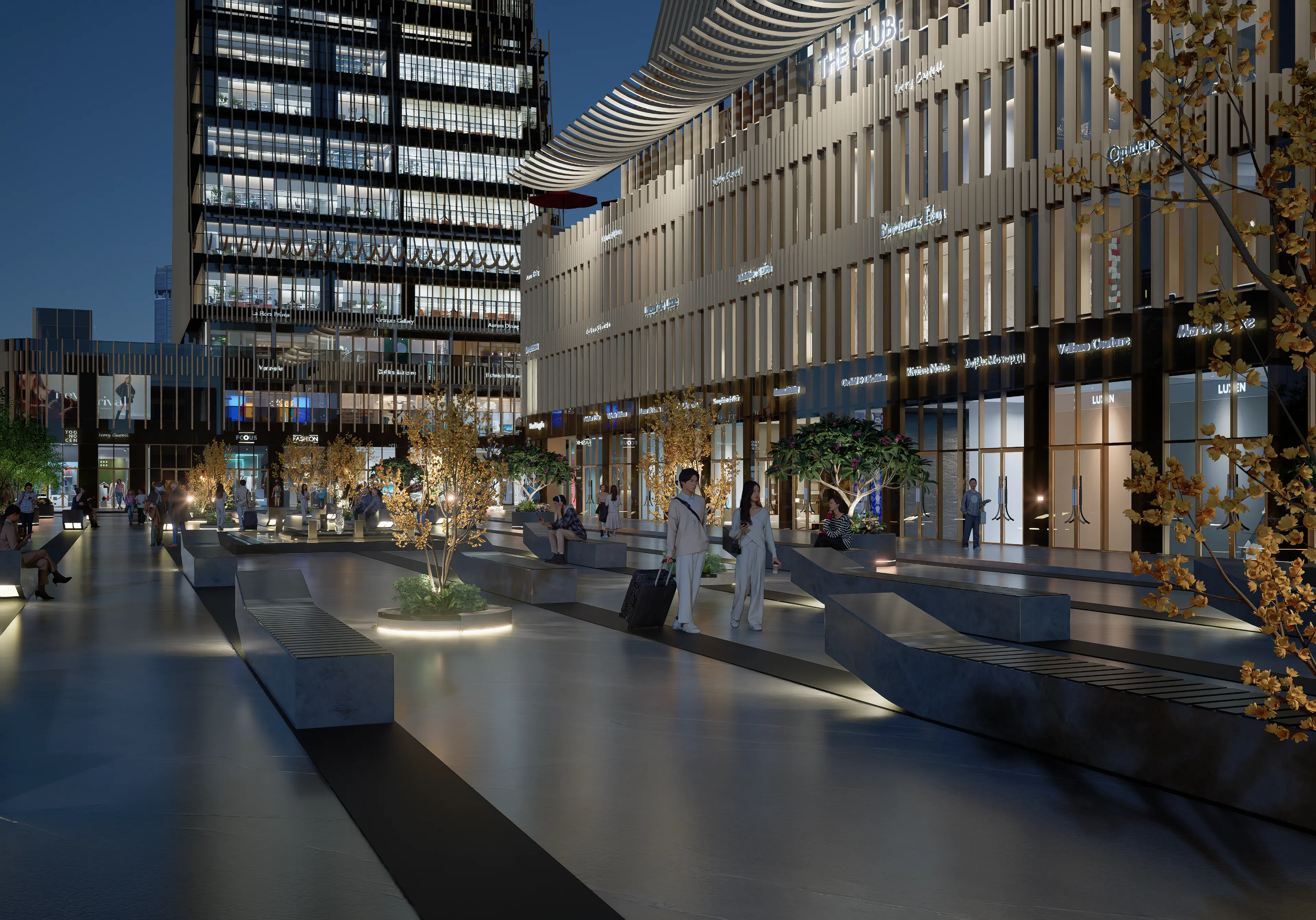 The Empire Commercial Space Visualisation - Interior Detail